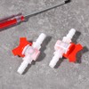 2PCS 1/2-Inch Barbed Ball Valve, Drip Irrigation Barbed Valve,1/2 Inch