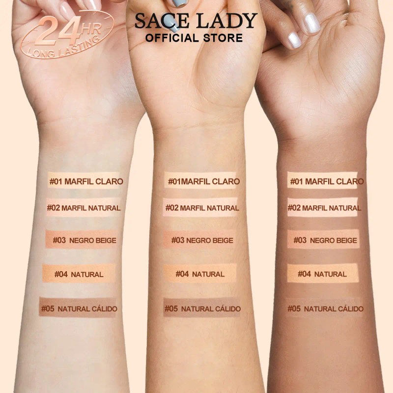 Sace Lady Pro Zone Base Maquillaje Alta Cobertura 24 H