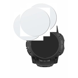 BROTECT Anti-Glare Protective Glass for Garmin Instinct 3 Solar Tactical Edition (50 mm) (Pack of 3) Protective Film Tempered Glass Matt [Scratch-Resistant 9H]