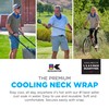KOOLGATOR Evaporative Cooling Neck Wrap – Reusable Neck Cooler with