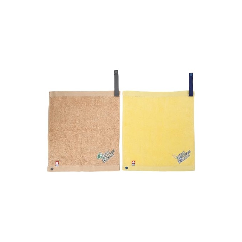 Nature Dye Hand Towel Set Clover C Flower, Clover C