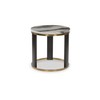 Signature Design by Ashley Jazmore Contemporary Faux Marble End Table
