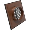 Vent Systems 100mm Outdoor Vent Cover - Bathroom Exhaust Vent