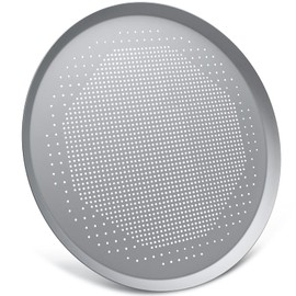 Beasea Pizza Pan, 16 Inch Pizza Tray with Holes for Oven Nonstick Perforated Pizza Crisper Tray Bakeware, Aluminum Alloy Round Pizza Baking Pans Stainless Cooking Dish for Home Kitchen Restaurant