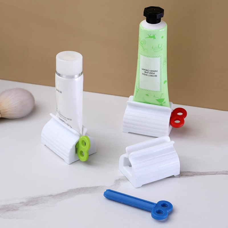 YSTrillion Toothpaste Press, Pack of 6 Tube Squeezers, Rolling Tube