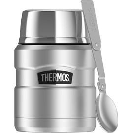 Thermos Stainless King Vacuum Insulated Food Jar, 470ml, Stainless Steel, SK3000ST4AUS