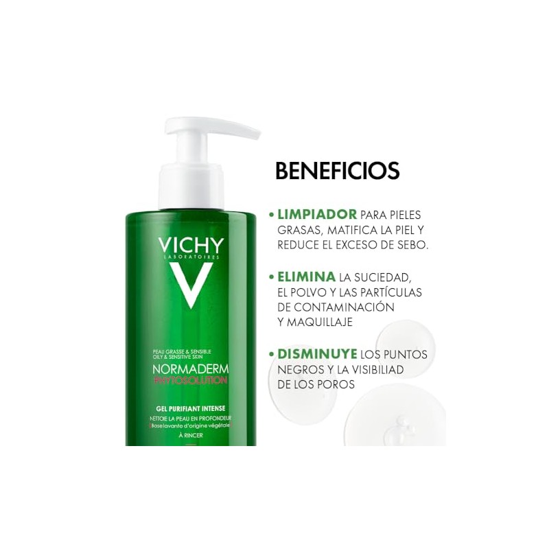 VICHY Normaderm Piel Grasa con Ácido Salicílico Limpieza y Protección