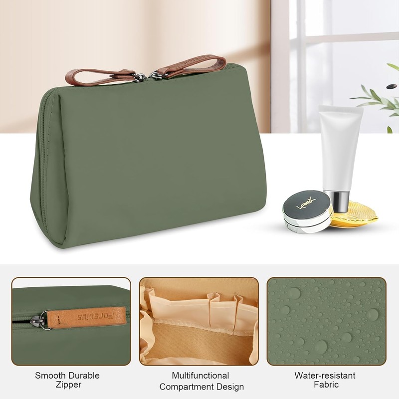 THJOPOKEEL Bolsa de Maquillaje de Viaje para Mujer, Estuches de