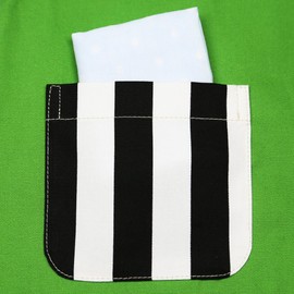 HOPPE Smock Kindergarten Entrance Preparation Entrance Goods for Children Lunch Smock Kids Aprons Boys Girls Toddler Kindergarten Kindergarten Elementary School Stylish Cute, black striped