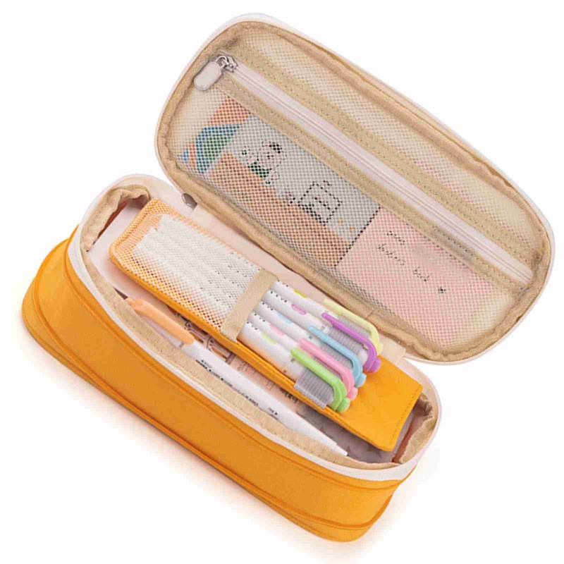 Big Capacity Pencil Case Multifunctional Orderly Storage Multiple Grids Stationery