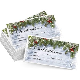 500 Tithes and Offering Envelopes for Church | Tithe Envelopes for Church | USA Company (Christmas Theme)