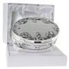 Daughter Gift Engraved Silver Plated Rose Trinket Box in a