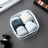 Gemice Travel Containers for Toiletries, Silicone Cream Jars TSA Approved