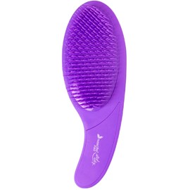 Nascita Detangler Wet & Dry Hair Brush without Pulling, for Women, Men and Children, Painless Detangling for All Hair Types, Detangling Brush for Wet and Dry Hair, Hair Brush Purple