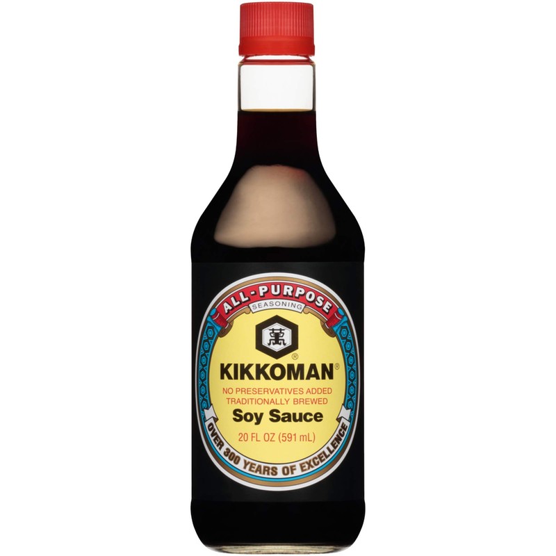 Kikkoman Soy Sauce 20 Oz (Pack of 2)