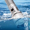 Rechargeable LED Flashlight High Luminous Flux 8000LM Telescopic Zoom Handheld