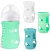 AUDRWALL Silicone Sleeves for Avent Natural Glass Baby Bottles, BPA