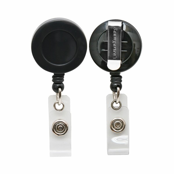 SICURIX Standard ID Badge Reels Round Belt Clip Strap 25