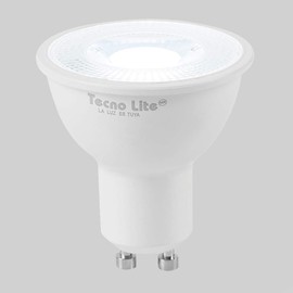 Tecnolite - Foco GU10 LED 3 W, Luz de Día, No atenuable