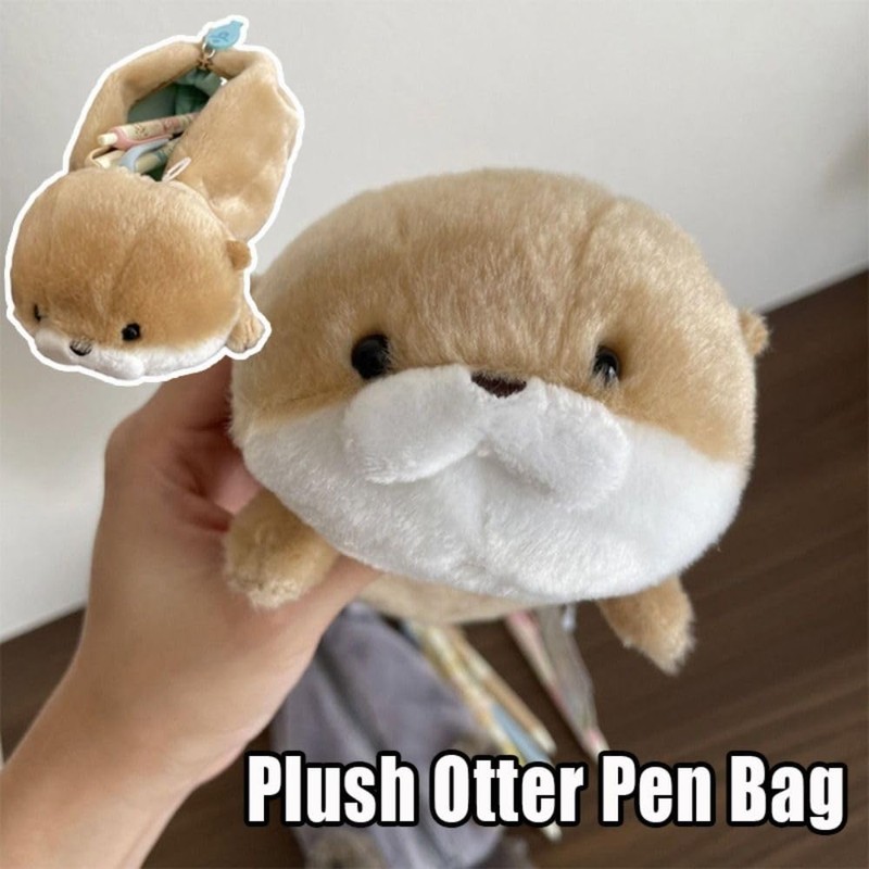 Stationery Bag Large Capacity High Quality? Plush Pen Box Portable
