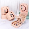LETURE Travel Jewelry Case Small Jewelry Box Jewelry Organizer with