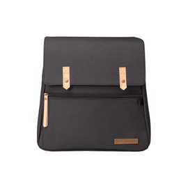 Petunia Pickle Bottom Meta Backpack | Baby Bag | Diaper Bag Backpack for Parents | Stylish Bag and Organizer | Comfortable, Spacious, and Sleek Backpack for On the Go Moms and Dads| Black Matte Canvas