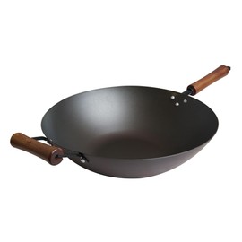 JOYCE CHEN Classic Series 14-Inch Preseasoned Carbon Steel Wok