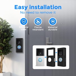 Ring Battery Doorbell Plus Cover - Protective Hard Shell Case | Weatherproof, UV & Scratch Resistant | Compatible with Ring Battery Doorbell Plus