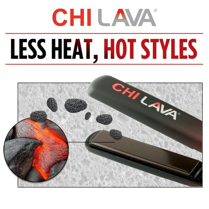 CHI Original Lava Ceramic Flat Iron, Hair Straightener For An