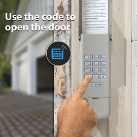 2023 Upgraded 877LM 891LM 893LM Wireless Garage Door Keyless Entry Keypad Yellow Learn Replacement for Sears/Craftsman/Chamberlain openers with a YELLOW LEARN BUTTON only!