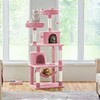 Yaheetech 62.2in Cat Tree, Large Cat Tower Cat Activity Center