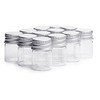12PCS 15ml Clear Empty Small Glass Storage Oil Vials Test