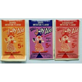 Kool-Aid Vintage Early 1960'S Jolly Aid Drink Mix  (Pre-Kool-Aid) NOS Lot of 3 115