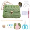 FREEBLOSS Crochet Crossbody Bag Kit Handbag Knitting and Crochet Kit