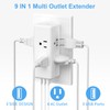 Multi Outlet Plug Extender, HICITY Outlet Splitter with 6 AC