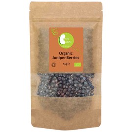 Organic Juniper Berries - Certified Organic - by Busy Beans Organic (50g)