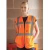 Yoko Unisex Hi Vis Safety Vest - Multicolour - Medium