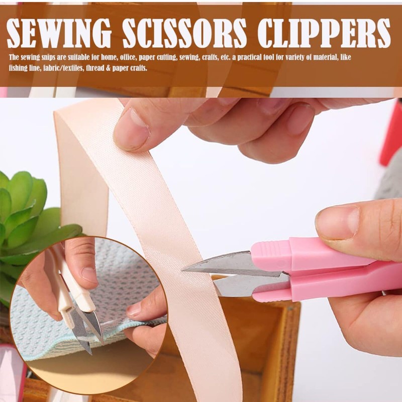 3 Pcs Thread Cutter Sewing Scissors Clippers Mini Small Snips