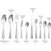 Brightown Silver Silverware Flatware Cutlery Set Stainless Steel 45 Pieces-