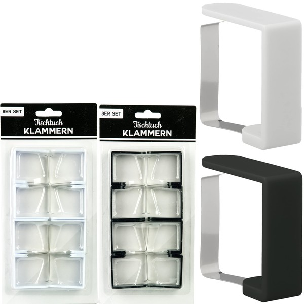 Cepewa Set of 8 tablecloth clips, size approx. 40 x