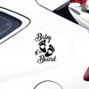 Baby on Board Stickers for Cars Cute Baby Super Strong