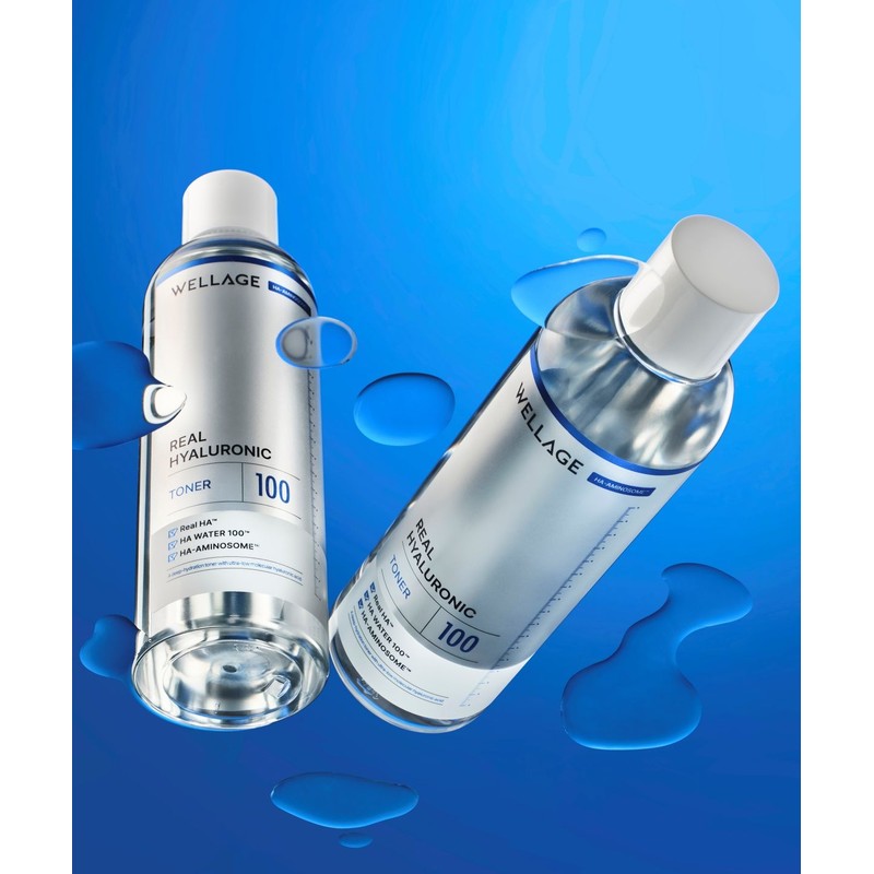 Welaju Wellage Real Hyaluronic 100 Toner 200ml x 2 (+60