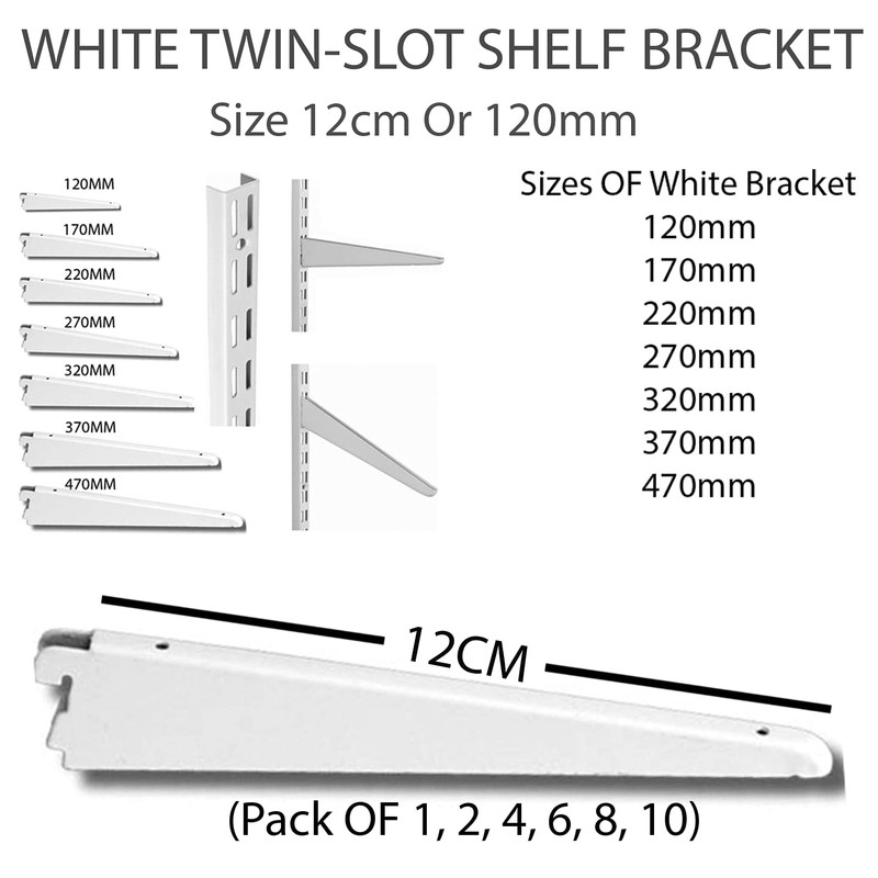Super HD 10 Pack 12cm OR 120mm White MSF Twin