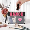 SUILU 2 Pcs Dance Recital Gifts Cosmetic Makeup Bag with