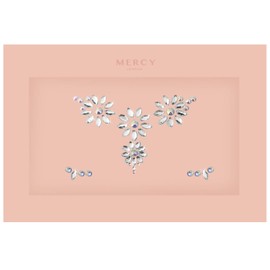 Flower Chain Face Jewel ✮ Mercy London Face Gems Jewels All In One Festival Headpiece Stick On
