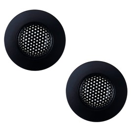 Antrader Kitchen Sink Strainer,3" Top / 1.5" Basket,Stainless Steel Sink Drain Strainer,Black,2 Pack