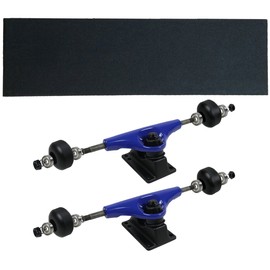 Havok Skateboard Trucks, Wheels, Bearings, Grip, Hardware Truck Package (Blue, 5.0 (7.63"))