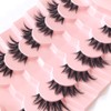 SY SHUYING Faux Mink Eyelashes 15mm with Clear Band, Fluffy