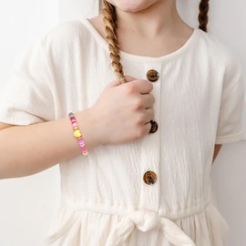 JoycuFF Back to School Stuff Gifts First Day of School First Day of Kindergarten Pre K Preschool 1st 2nd 3rd 4th 5th Grade Bracelet Mommy and Me Bracelet Back to School Supplies