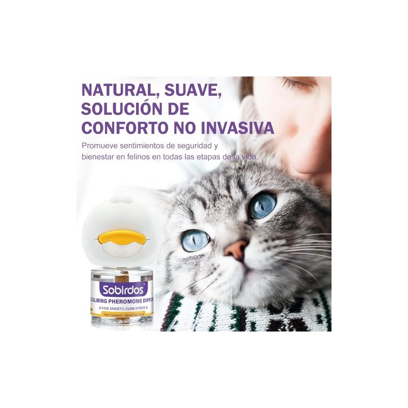 Kit de Difusor de Feromonas Calmantes para Gatos 6 en